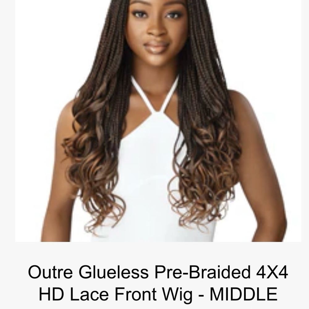 Brown Lace- BRAIDED WIG (USED)